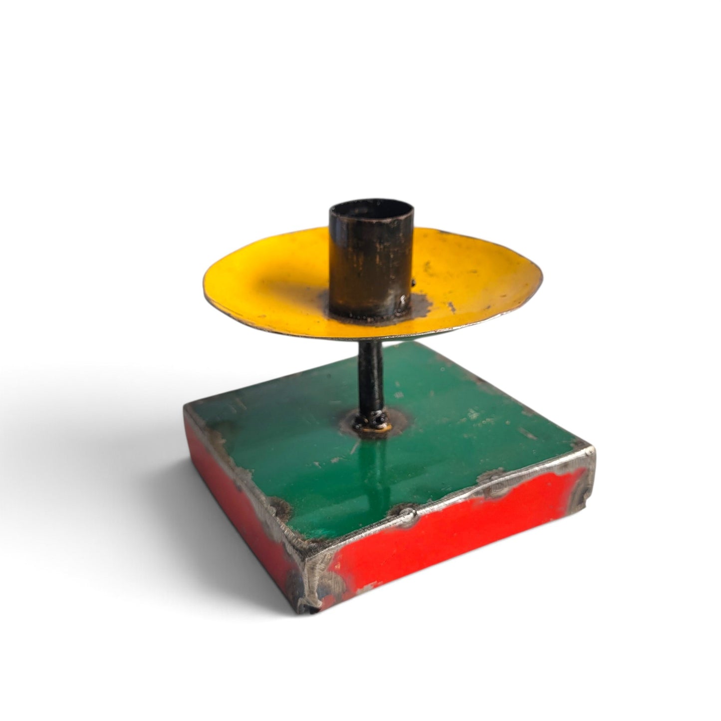 Candle holder made from recycled oil drums Upcycling | various colors