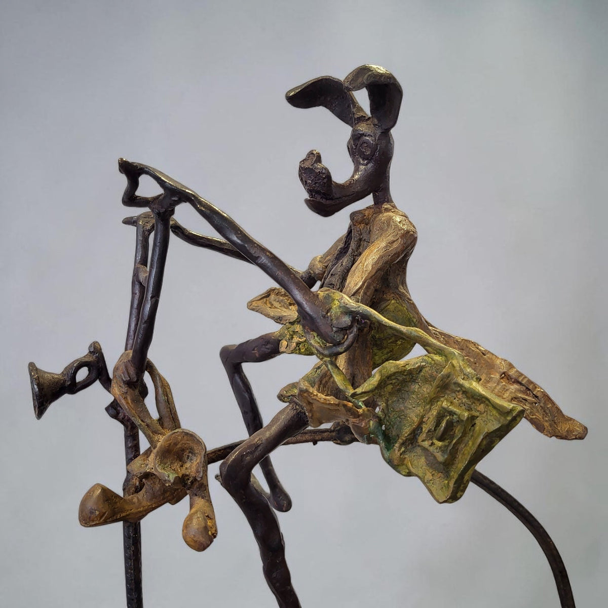 "En roue libre", by Boureima Ouedraogo, Bronze, 2026, Einzelstück
