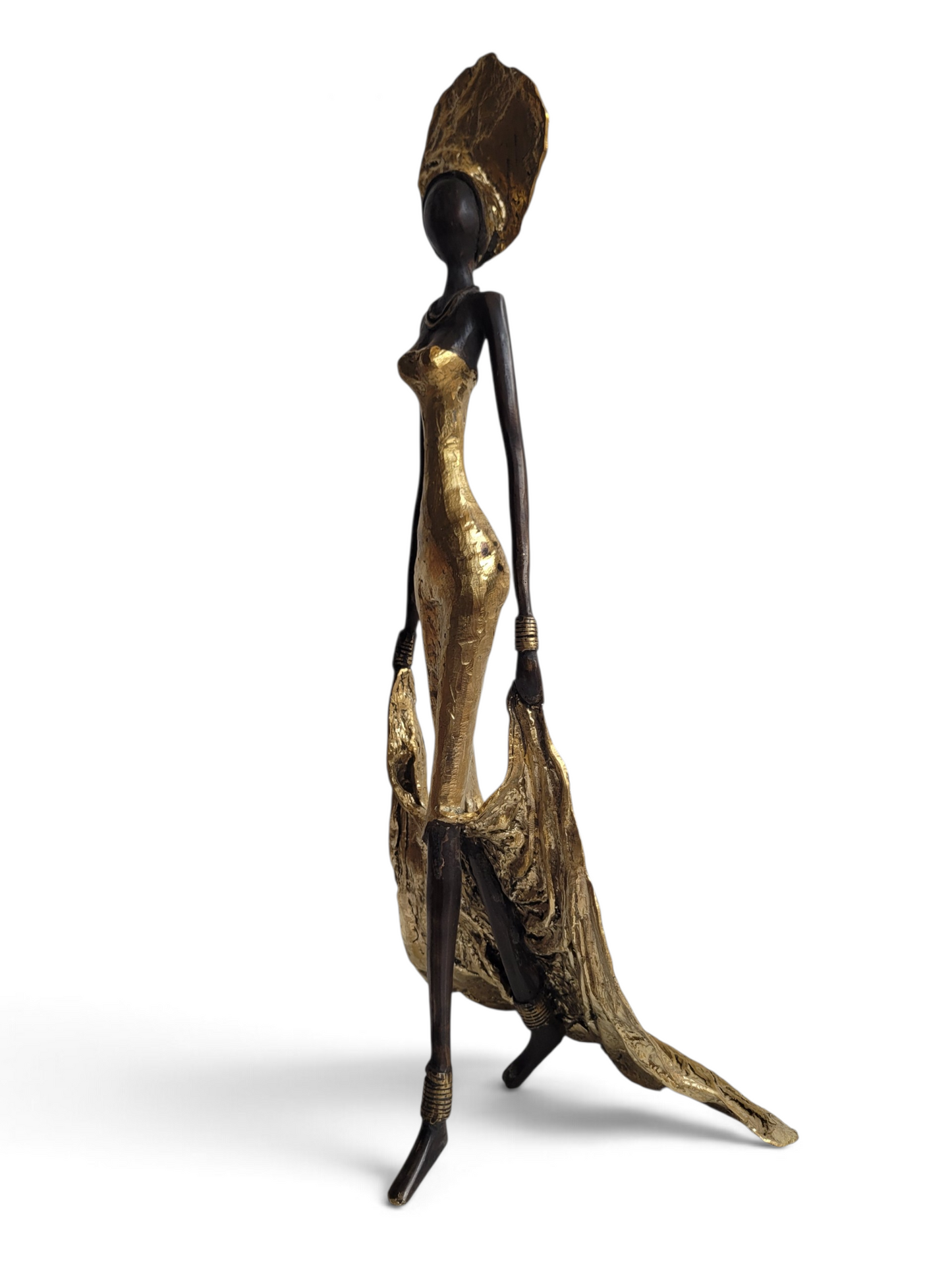 Bronze-Skulptur "Dame en robe du soir" by Issouf B. | 32 oder 55 cm