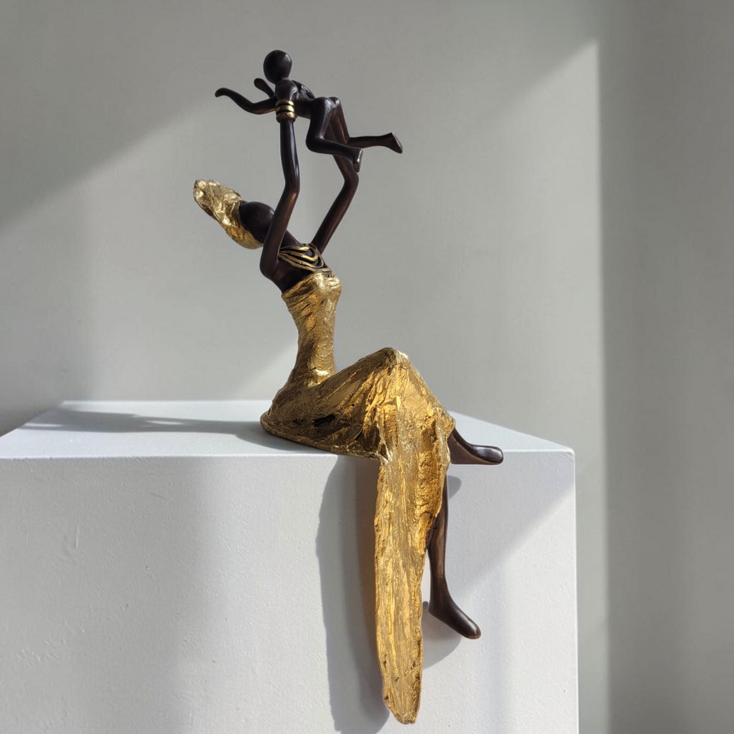 Bronze-Skulptur "Flying Baby" by Karim Sana | 50 cm
