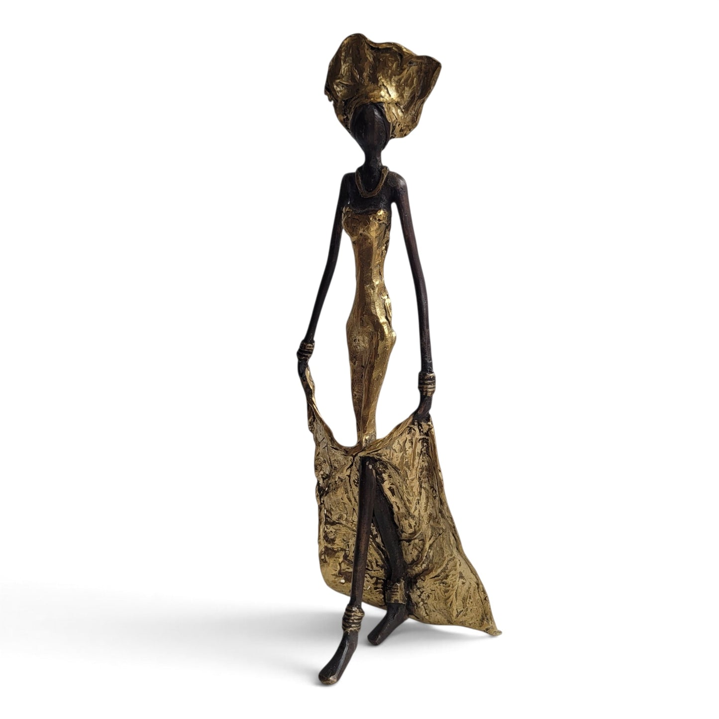 Bronze-Skulptur "Dame en robe du soir" by Issouf B. | 32 oder 55 cm