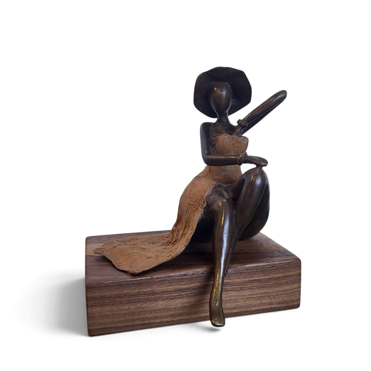 Das Vergnügen dazwischen | Bronze-Skulptur von Issouf Iboudou | 3 kg | Einzelstück