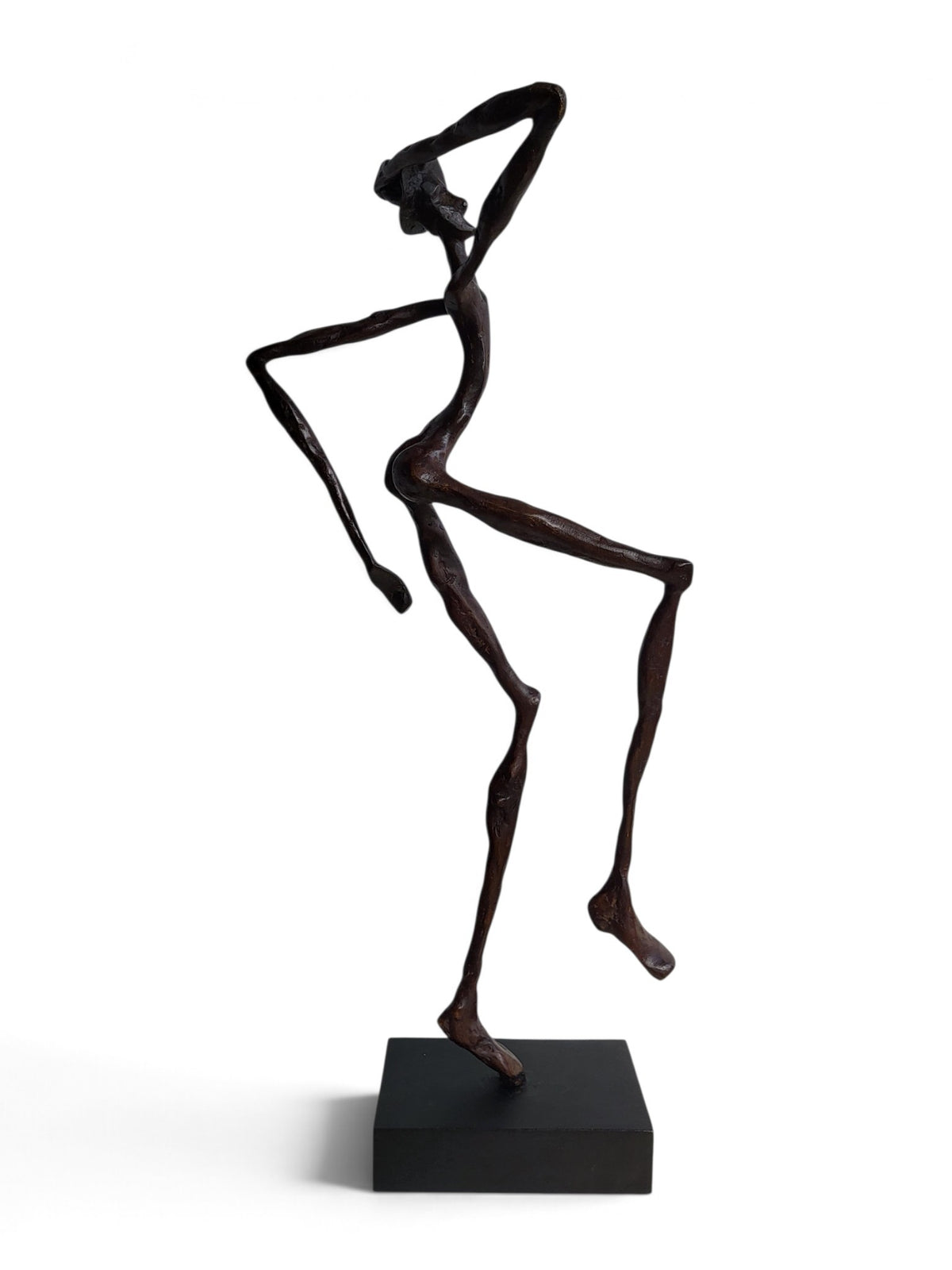 Bronze-Skulptur "Silly Walk II", by Boureima Ouedraogo, 50 cm, Bronze massiv, 2026