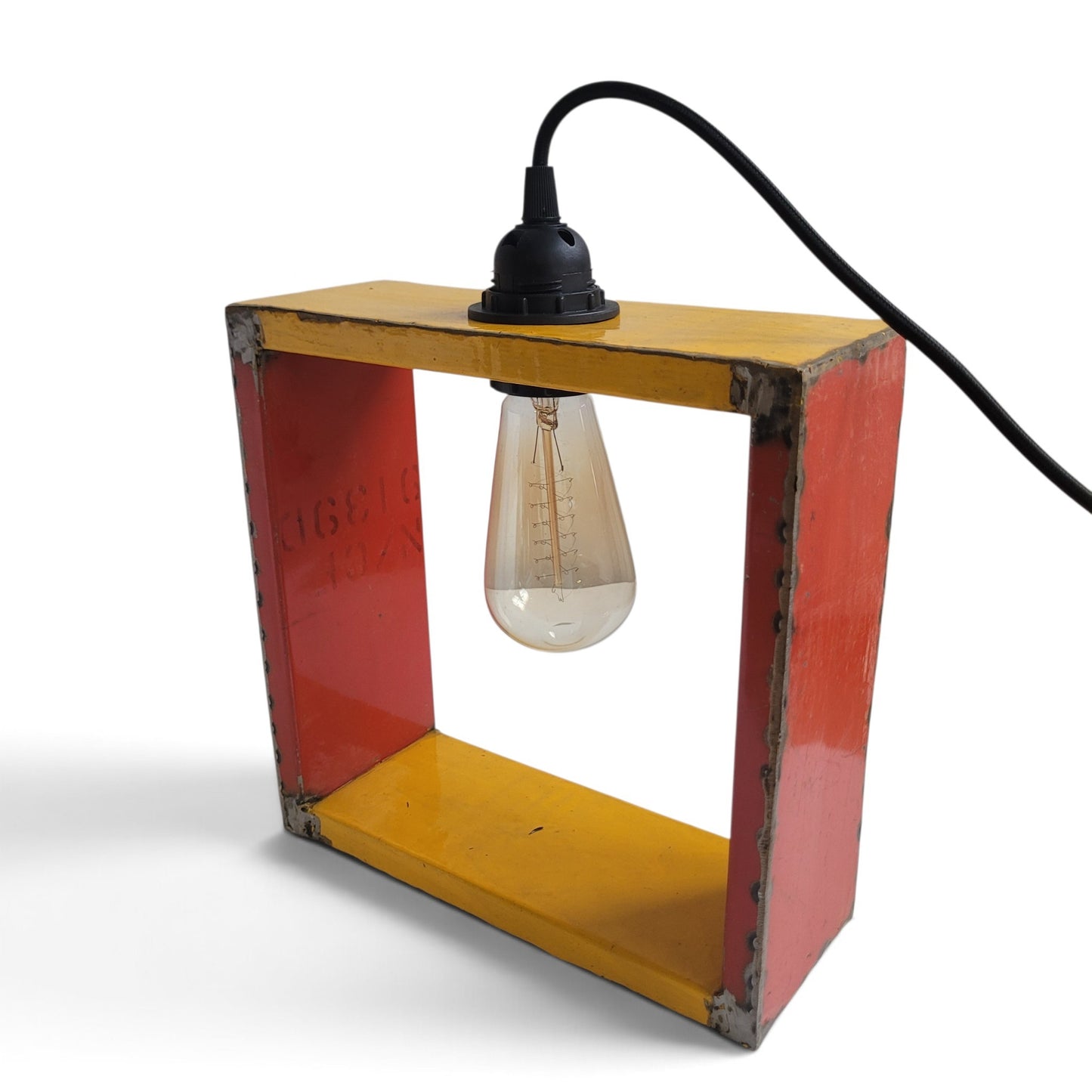 Lampe "Grand Nassara" inkl. Vintage-Glühbirne | Upcycling aus alten Ölfässern | verschiedene Farben