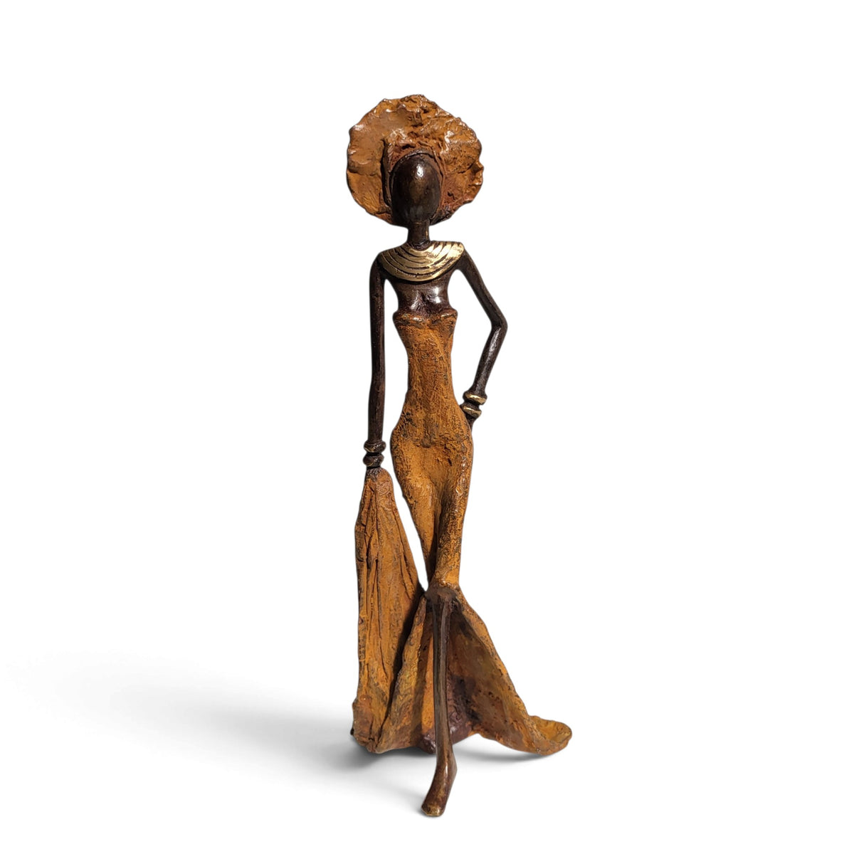 Sculpture en bronze "Femme élégante" de Soré | 17 cm | Couleurs différentes