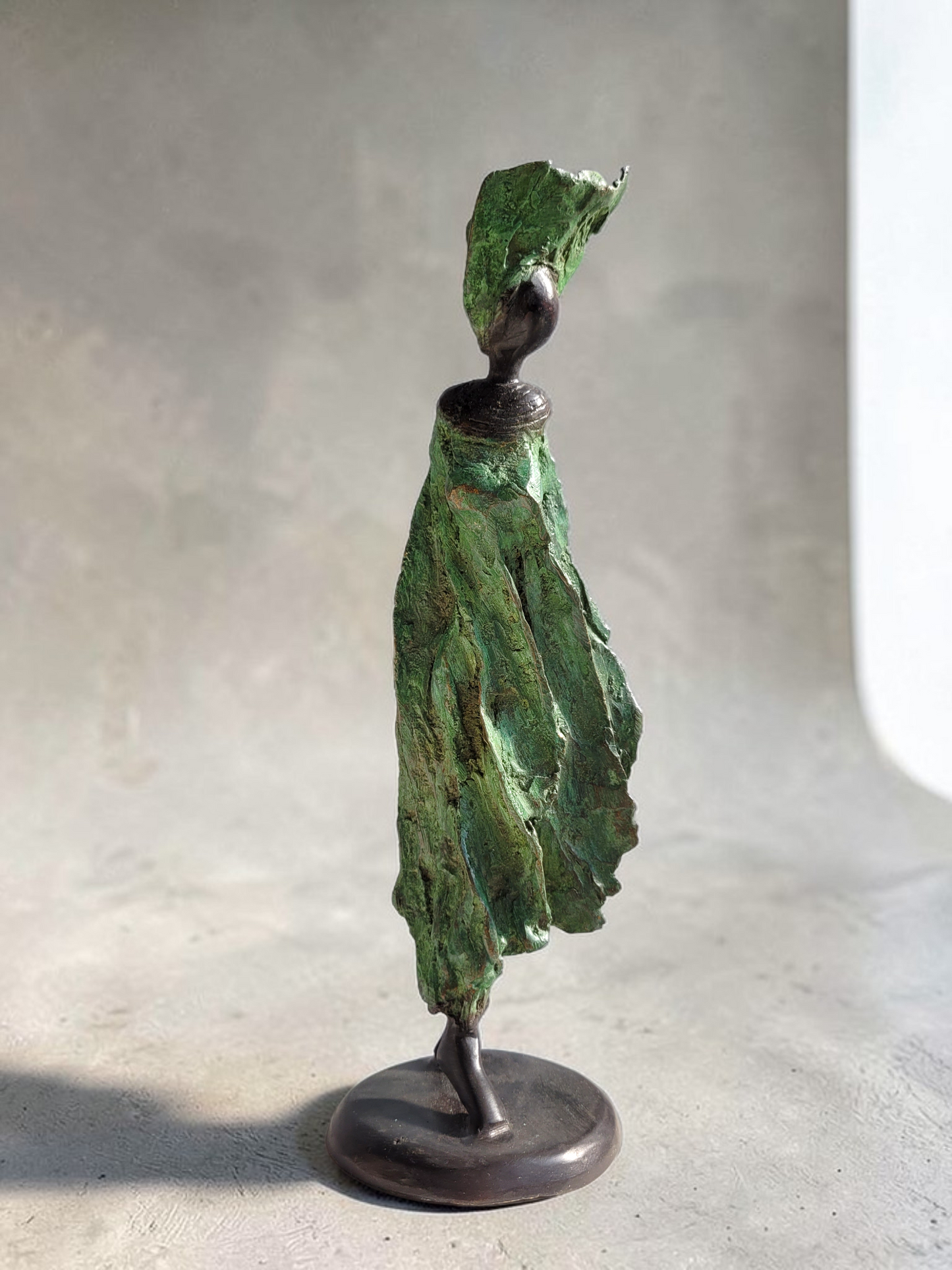 Bronze-Skulptur "Petite femme du Sahel" | Sonderauflage 22 cm | by Patrice Balma | Unikate | verschiedene Farben