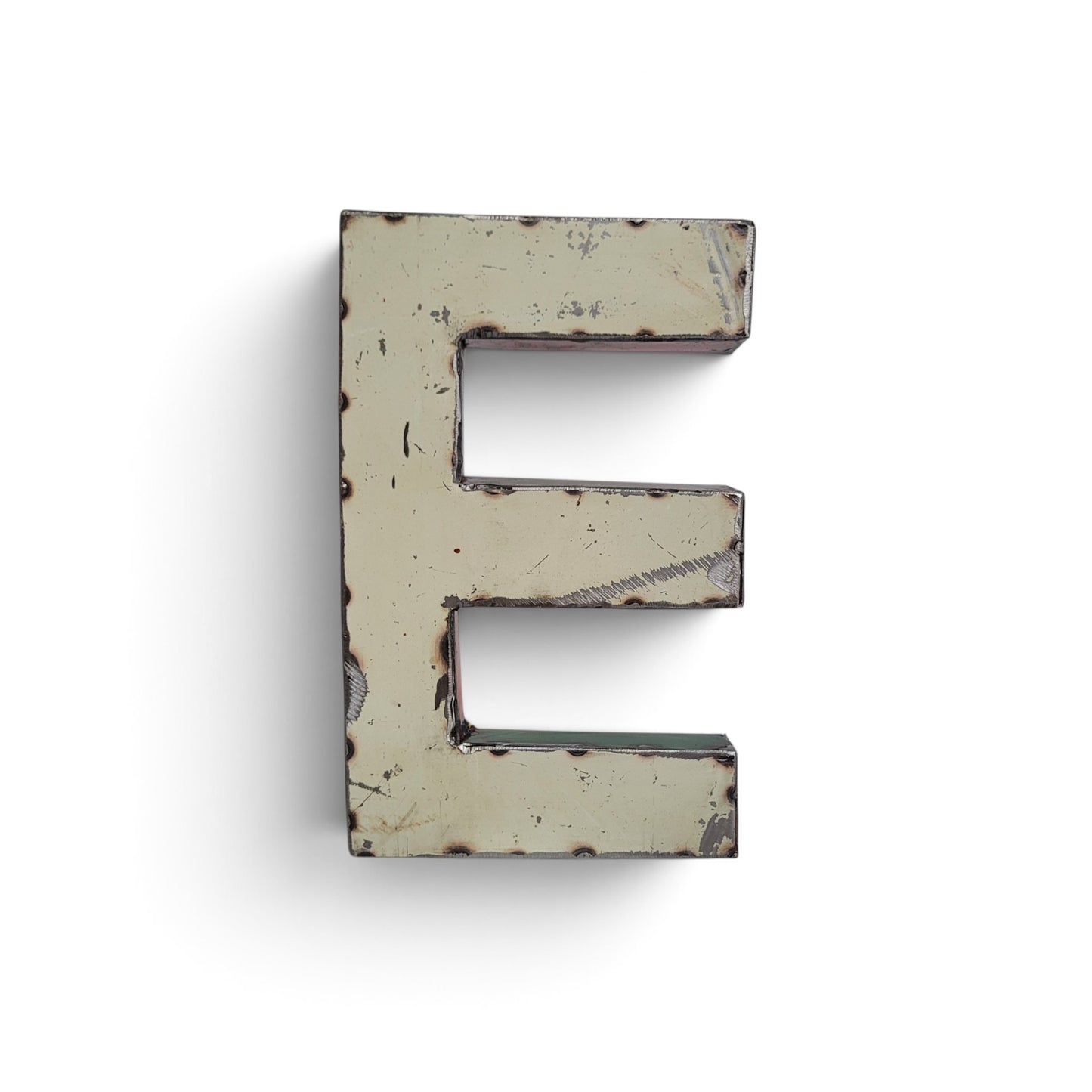 Buchstabe "E" | Ziffer "3" Drei aus recycelten Ölfässern | 22 oder 50 cm | verschiedene Farben