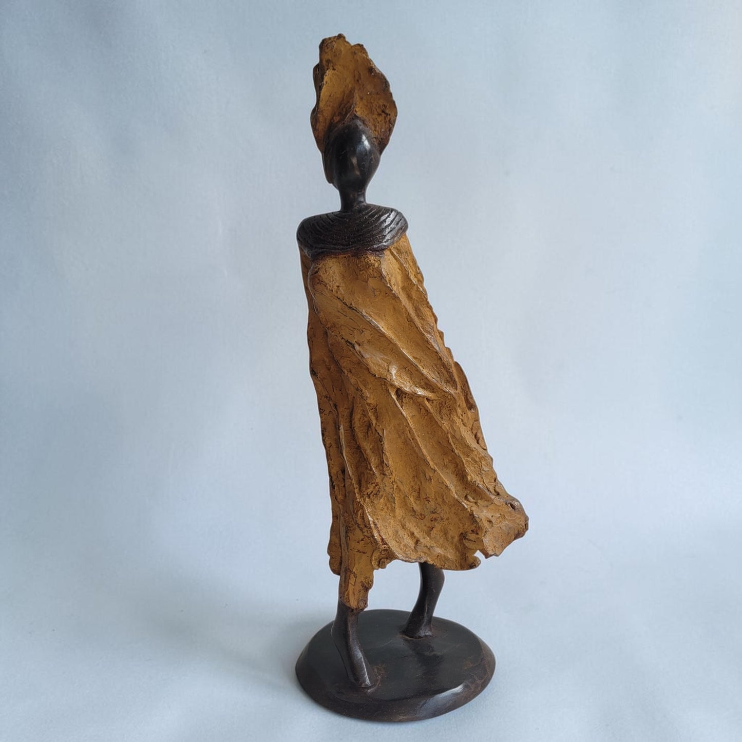 Bronze-Skulptur "Femme du Sahel" | by Patrice Balma | 36-40 cm 4 kg | Unikate