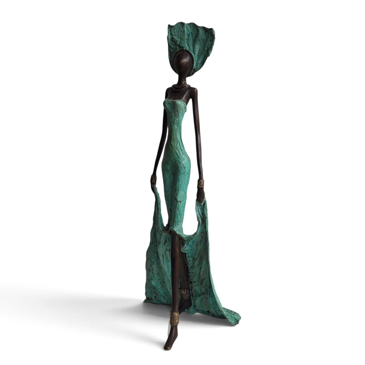 Bronze-Skulptur "Dame en robe du soir" by Issouf B. | 32 oder 55 cm