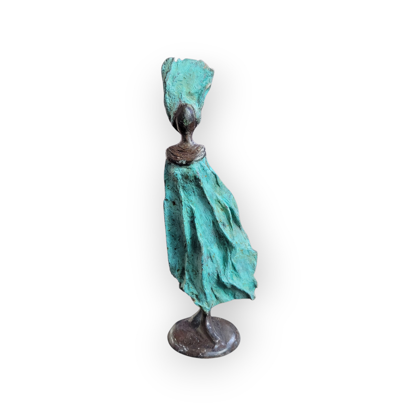 Bronze-Skulptur "Petite femme du Sahel" | XS | by Patrice Balma | 16 cm 0,3 kg | Handgemacht | Unikate | verschiedene Farben