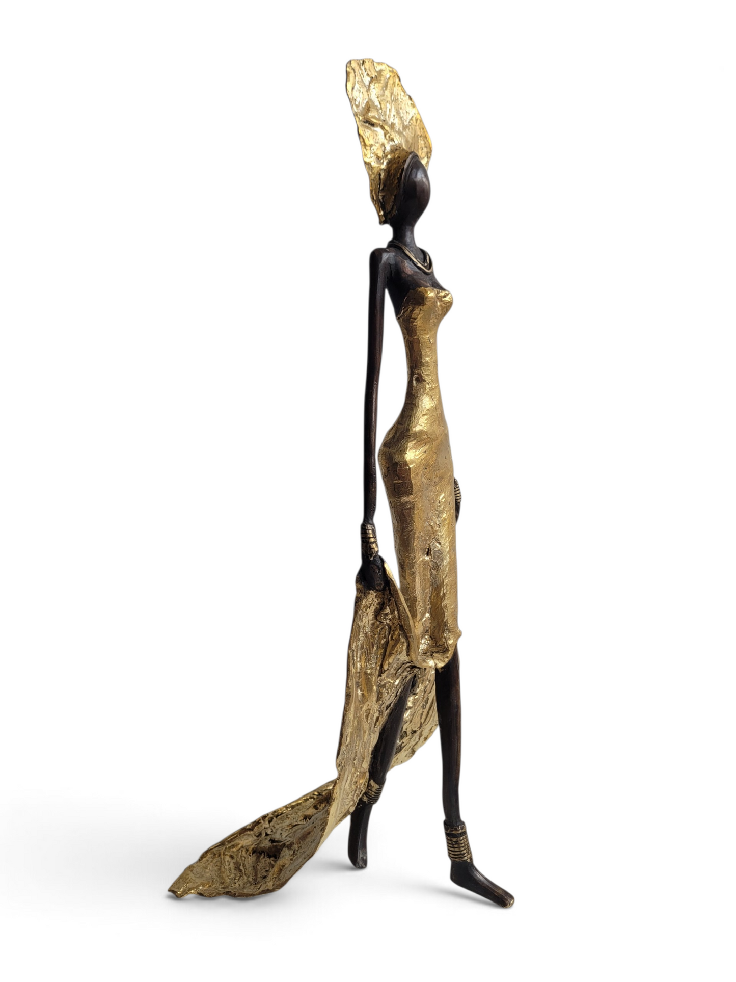 Bronze-Skulptur "Dame en robe du soir" by Issouf B. | 32 oder 55 cm