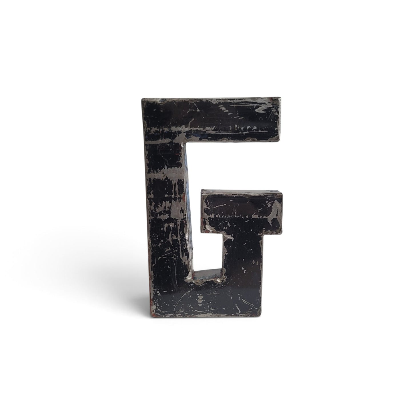Buchstabe "G" aus recycelten Ölfässern | 22 oder 50 cm | verschiedene Farben