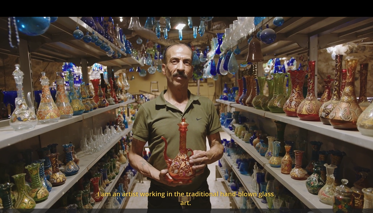 Video laden: Portrait of Yaqoub Al Natsheh, Palestinian artisan