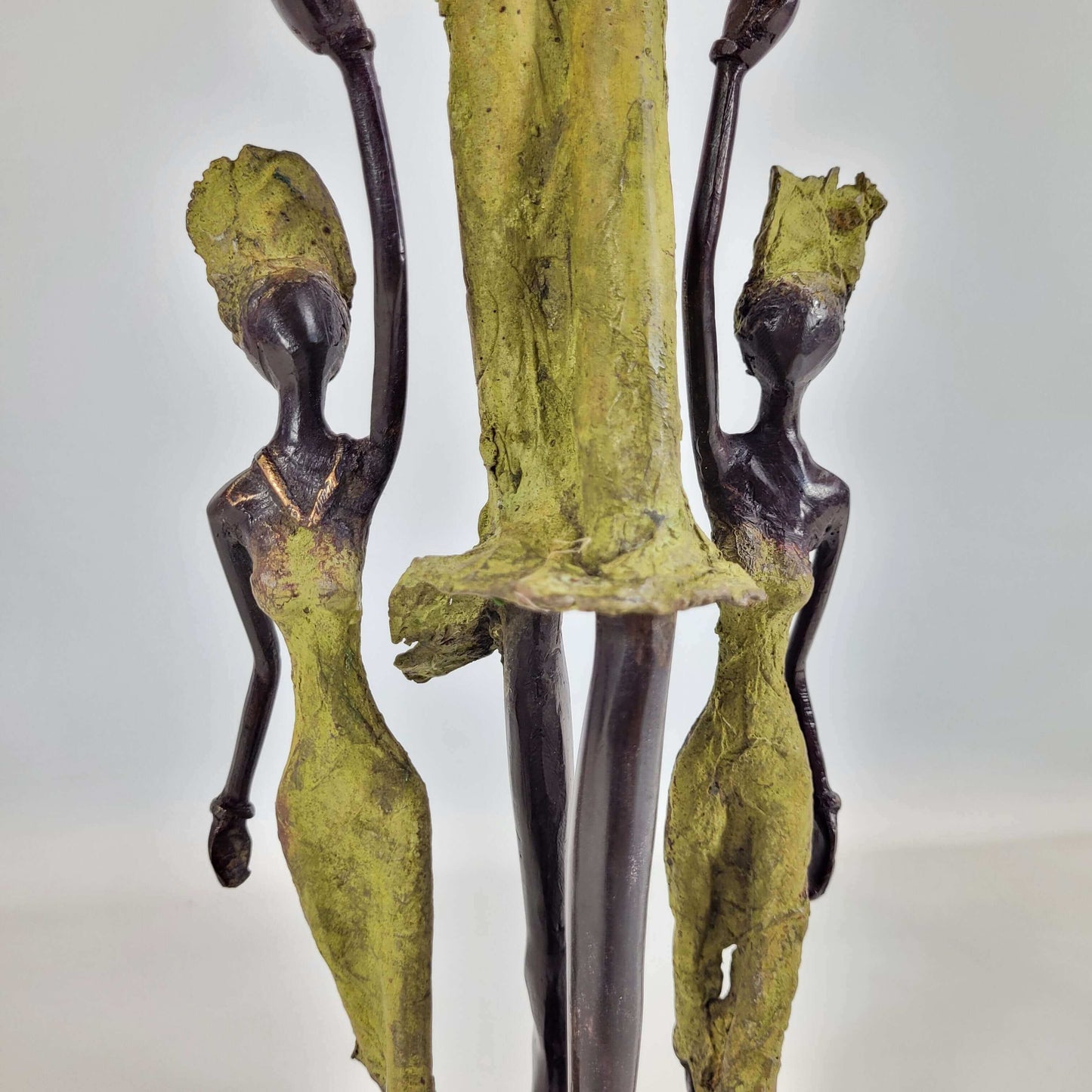 Bronze-Skulptur "Femme élégante" by Hamed Nikiema | 52cm 2kg | verschiedene Unikate