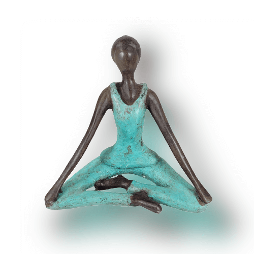 Bronze-Skulptur Yoga "Carina" | by Hamidou | verschiedene Farben und Größen