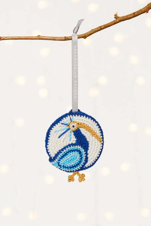 Christmas decoration "Brave Ibis" from the project MADE51 (UNHCR)