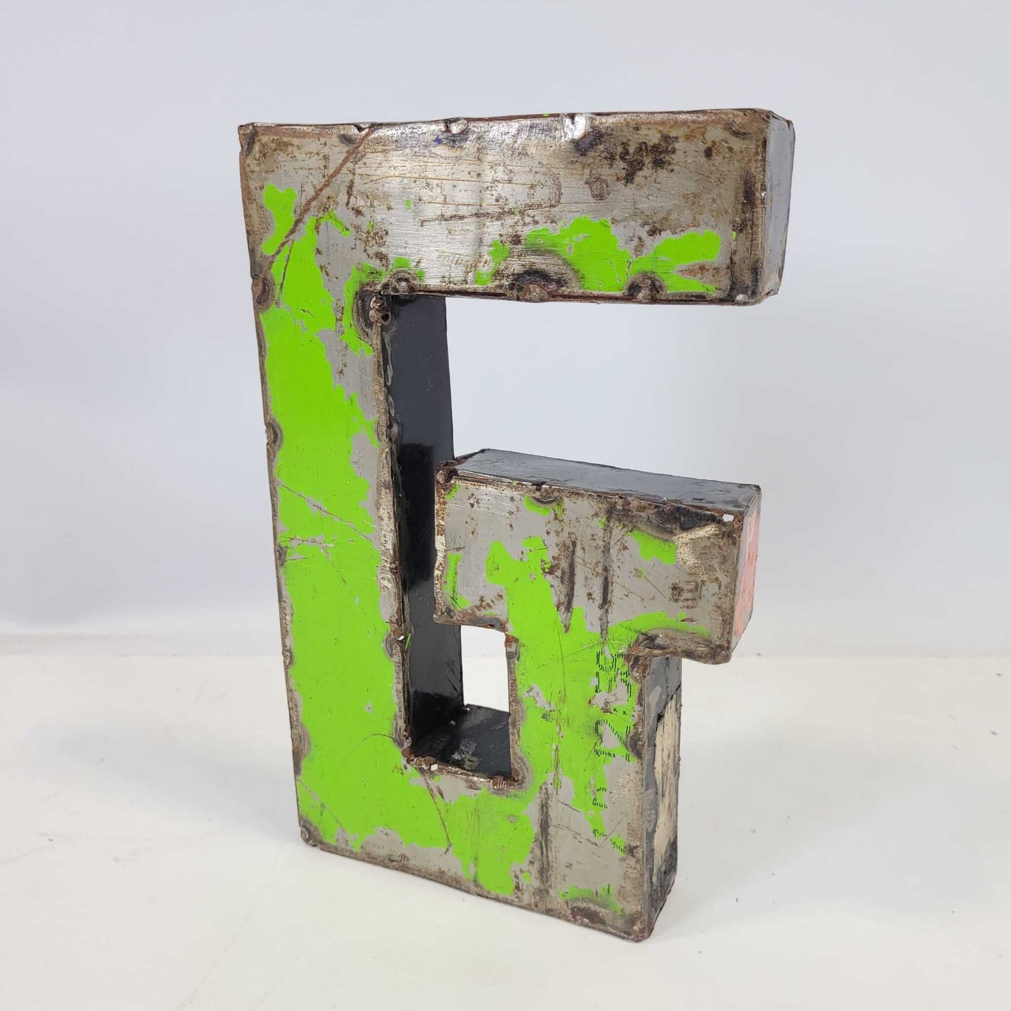 Buchstabe "G" aus recycelten Ölfässern | 22 oder 50 cm | verschiedene Farben