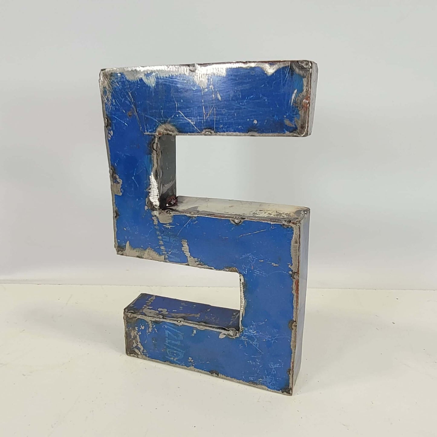 Buchstabe "S" | Ziffer "5" aus recycelten Ölfässern | 22 oder 50 cm | verschiedene Farben