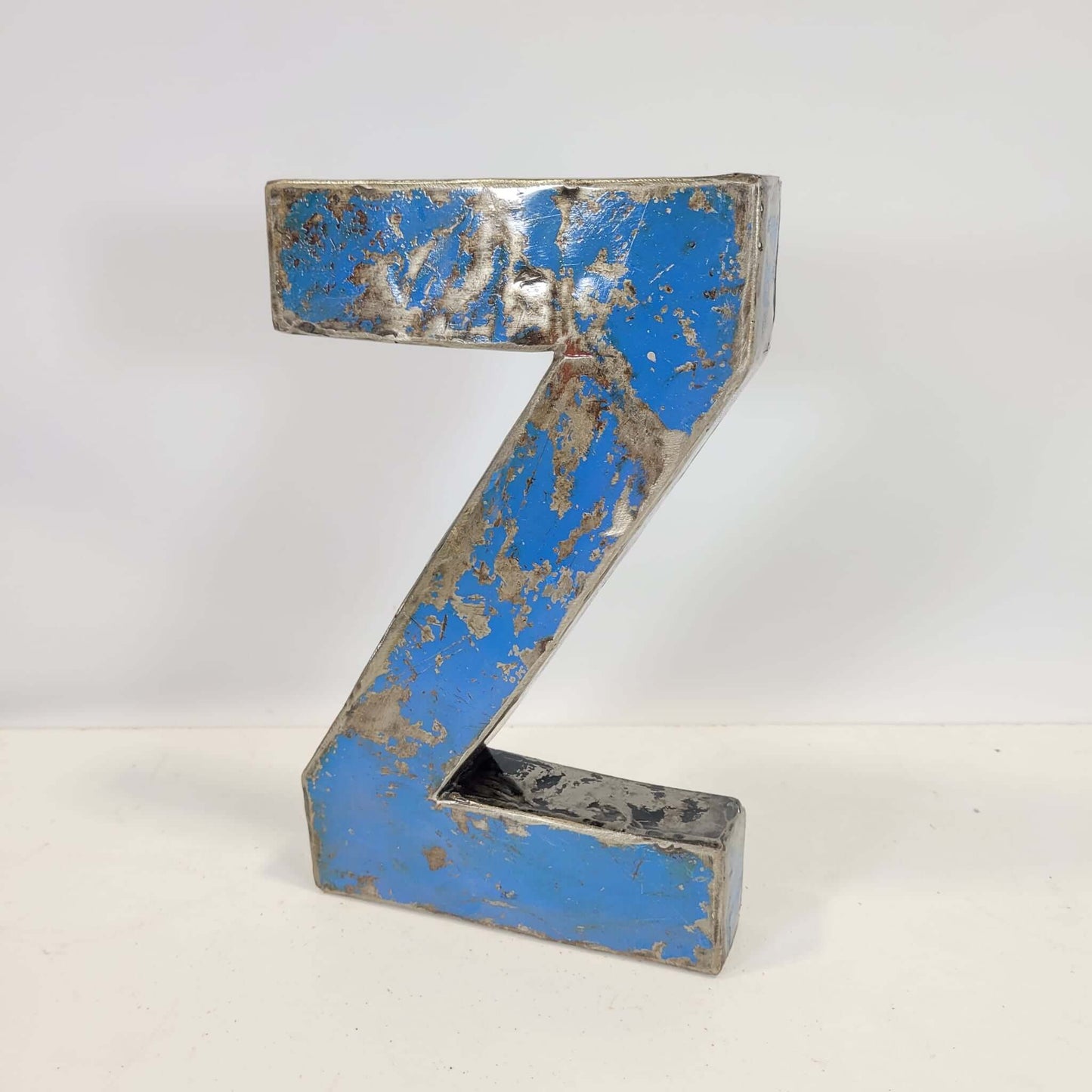 Buchstabe "Z" aus recycelten Ölfässern | 22 oder 50 cm | verschiedene Farben