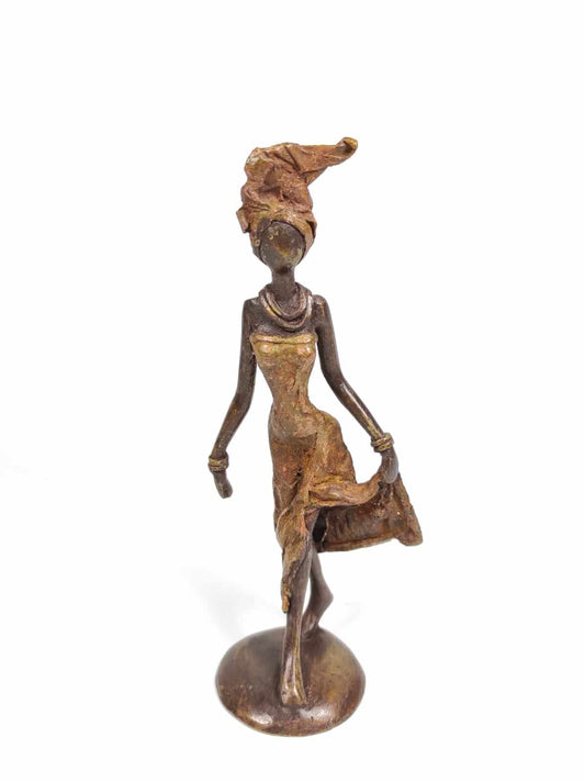 Sculpture en bronze "Femme du Burkina" | by Patrice Balma | 16 cm | Pièces uniques