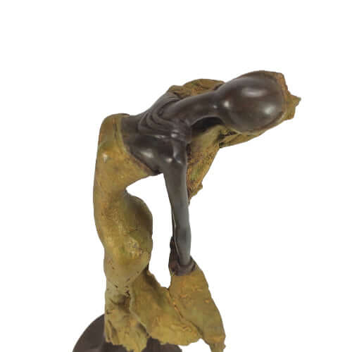 Bronze-Skulptur "Femme élégante" by Adama Ouedraogo | 35 cm | Unikate