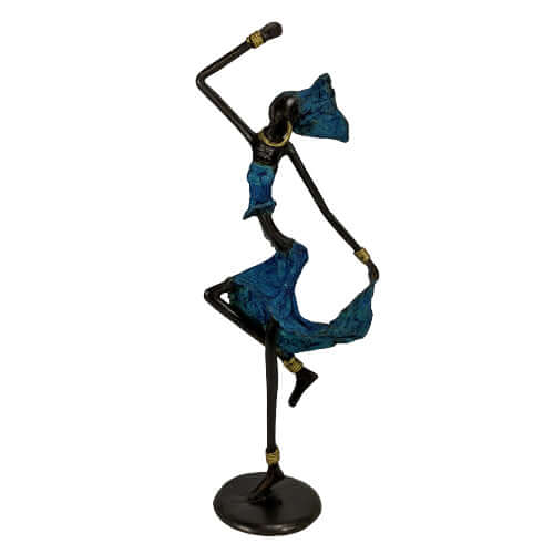 Bronze-Skulpture "Femme qui danse" 30 cm | Unikat | by Adama Ouedraogo