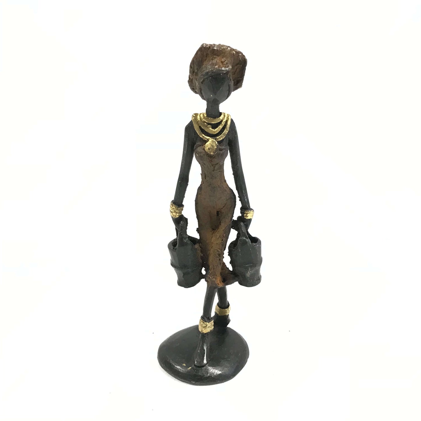 Bronze-Skulptur "Wasserträgerin" by Adama | 25 cm | verschiedene Farben