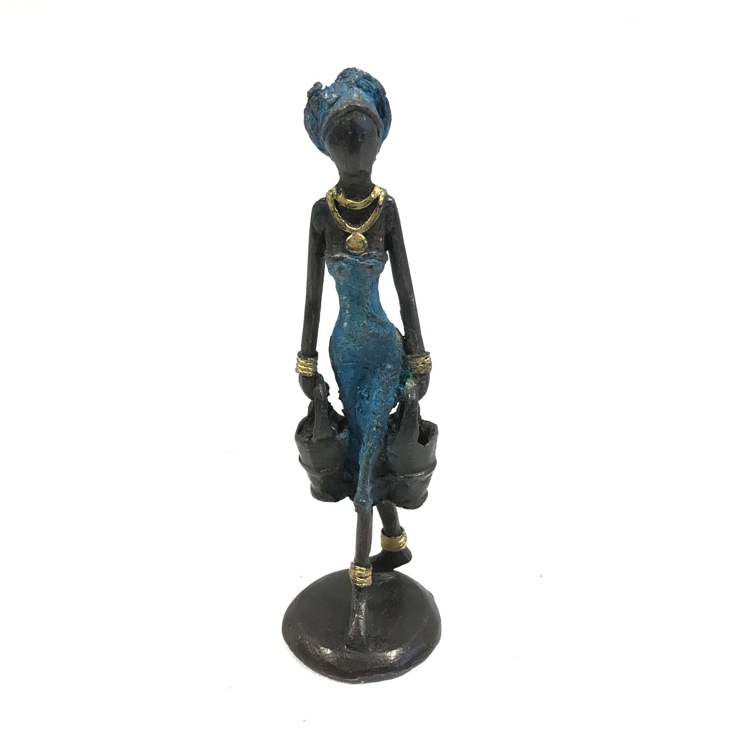 Bronze-Skulptur "Wasserträgerin" by Adama | 25 cm | verschiedene Farben