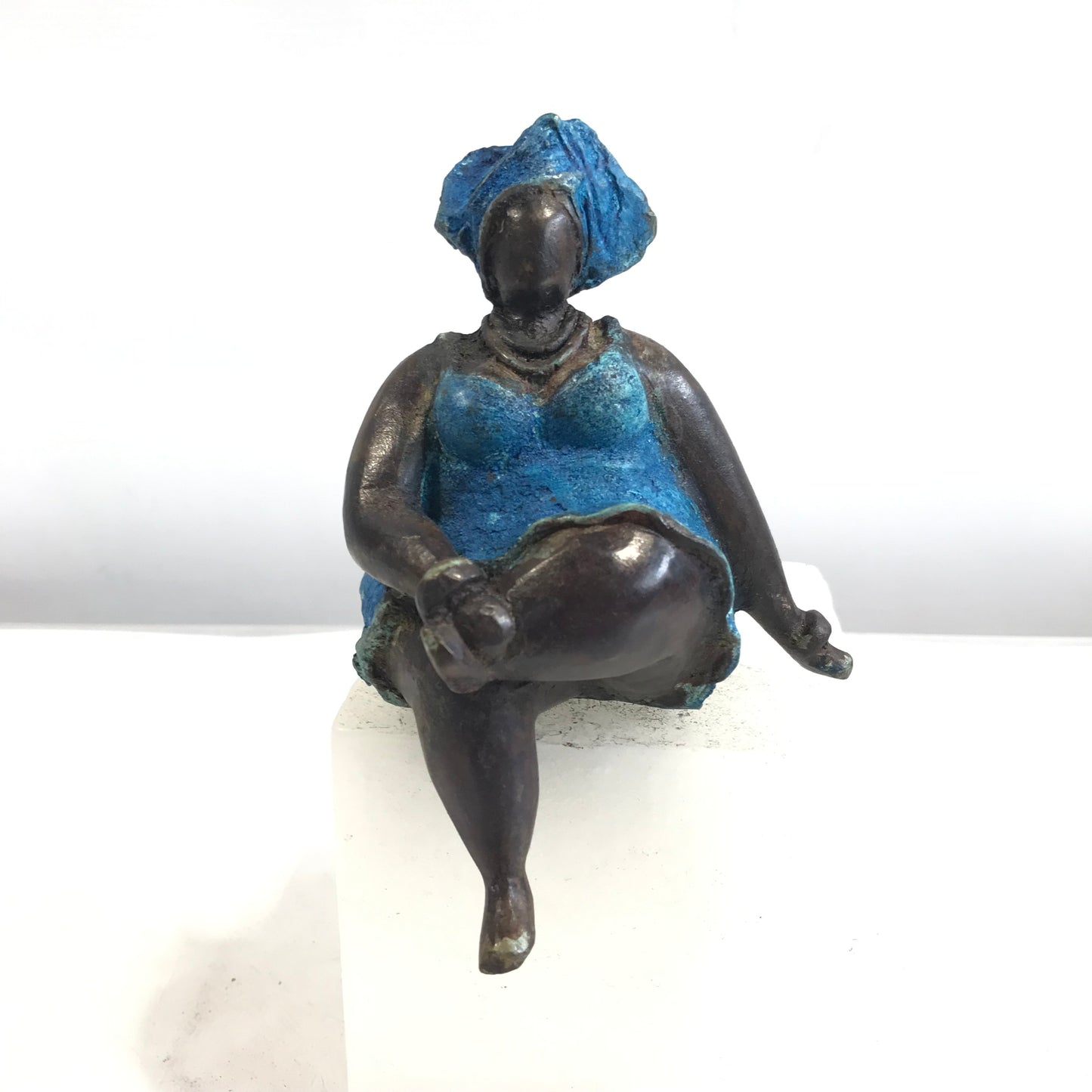 Bronze-Skulptur "Bobaraba Yolanda" by Hamidou | Größe S (14cm 500g) | Unikate