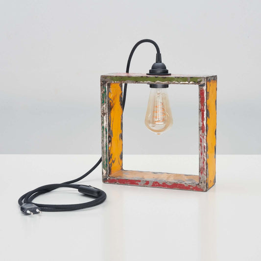 Lampe "Grand Nassara" | ampoule vintage incluse | Upcycling à partir de vieux barils de pétrole | différentes couleurs