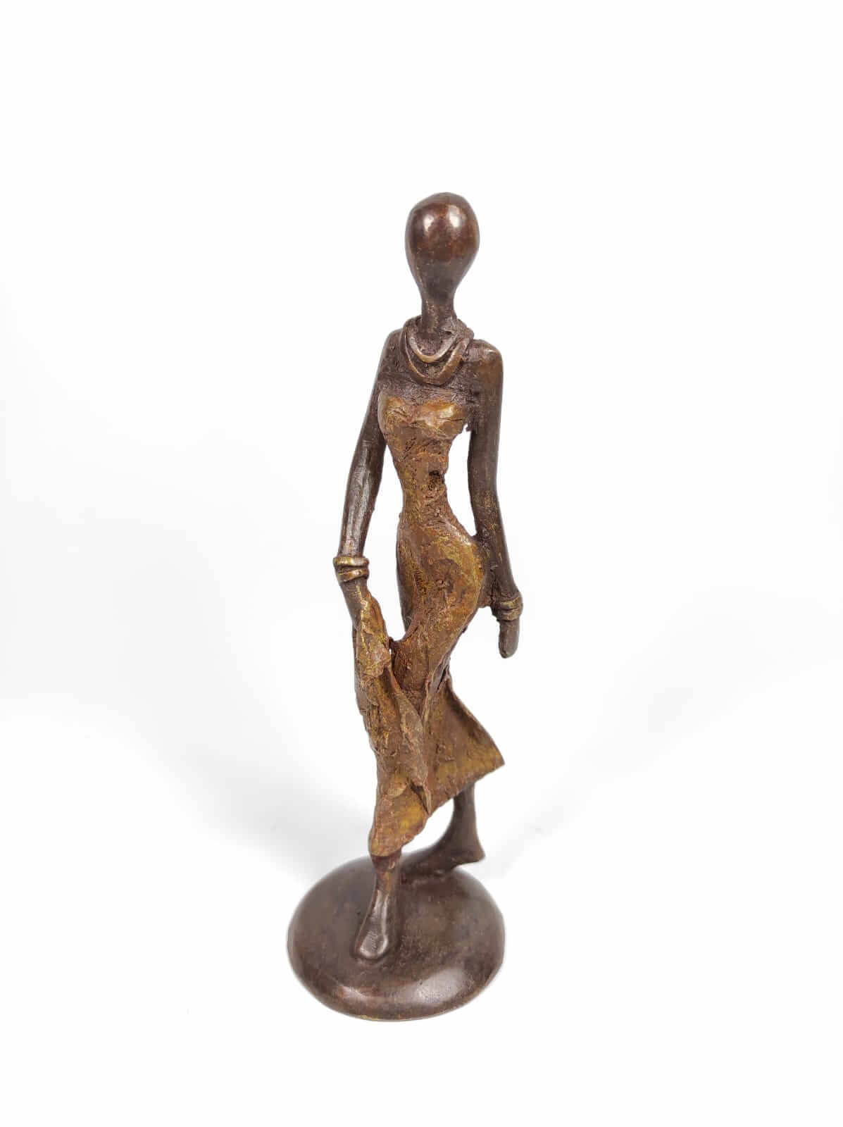 Bronze-Skulptur "Femme du Burkina" | by Patrice Balma | 16 cm | Unikate