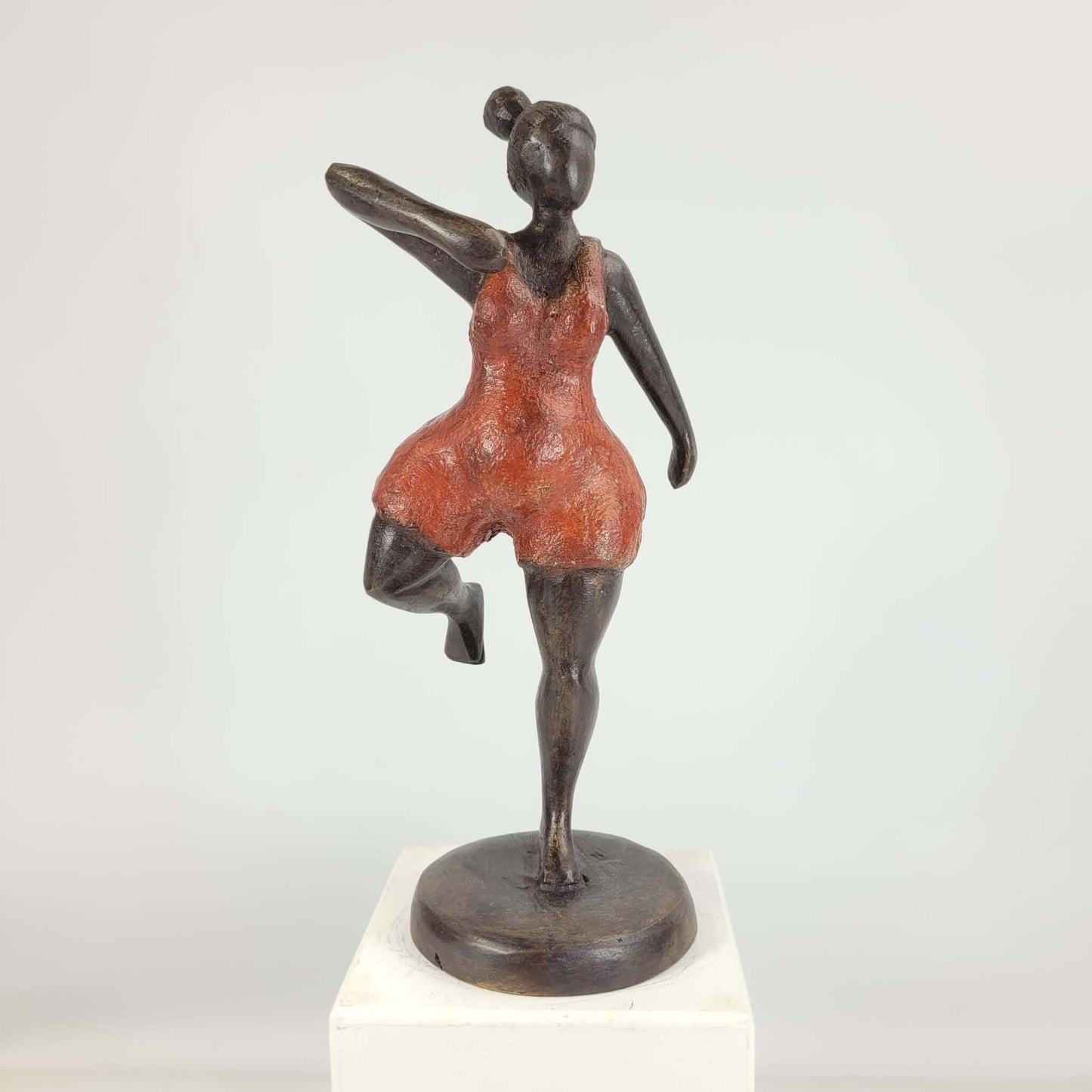 Bronze-Skulptur "Bobaraba gymnaste" by Soré | 1kg 23cm | Unikate