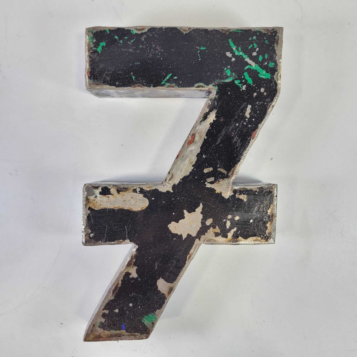 Zahl Ziffer "7" aus recycelten Ölfässern | 22 oder 50 cm | verschiedene Farben