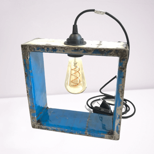 Lampe "Grand Nassara" inkl. Vintage-Glühbirne | Upcycling aus alten Ölfässern | verschiedene Farben
